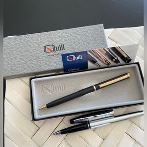 cross and boxed quill pen need ink replacement 2 mismatched pens